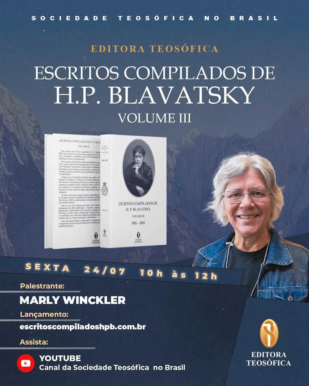 Palestra de lançamento — Escritos Compilados de H. P. Blavatsky, Volume III